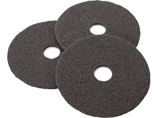 3M Black Strip Floor Pad 17 Inch; 1 Count; 5 Per Case - High Mart Wholesale