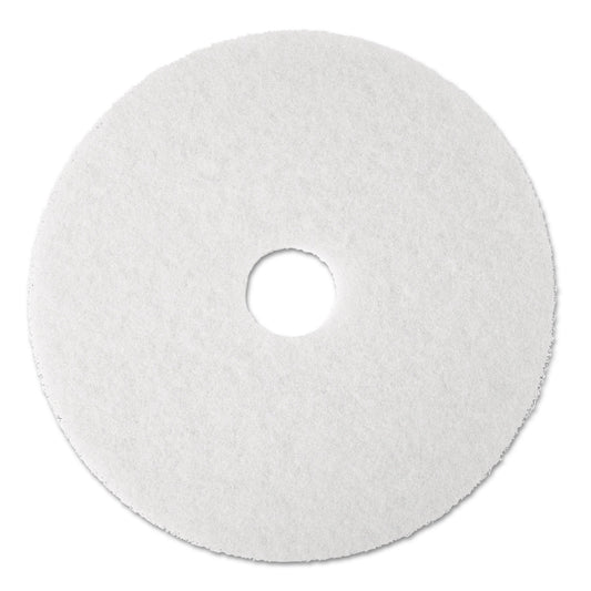 3M Floor Pad White Super Polish 13 Inches; 1 Count; 5 Per Case - High Mart Wholesale