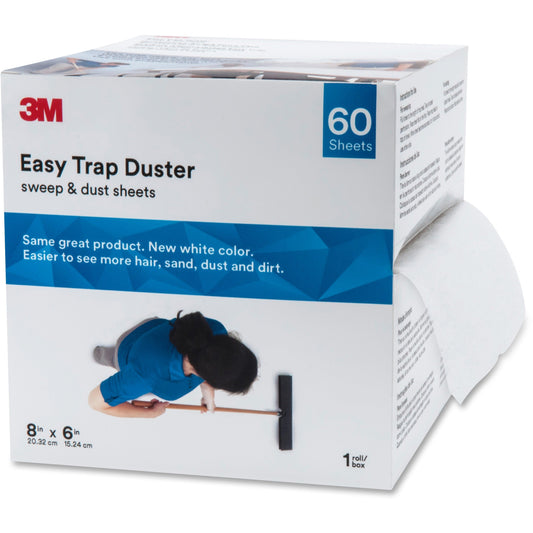 3M Easy Trap™ Sweep & Dust Sheets; 5 In X 6 In; 60 Sheets/Roll; 1 Count; 8 Per Case - High Mart Wholesale