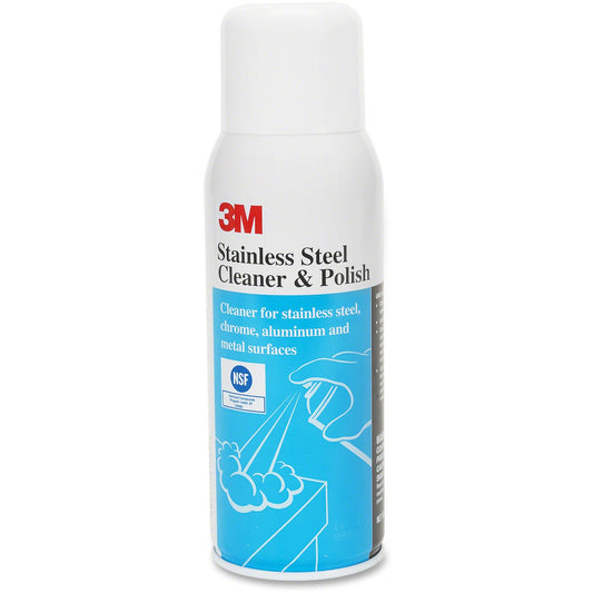 3M Stainless Steel Cleaner & Polish 10 Ounce; 1 Count; 12 Per Case - High Mart Wholesale