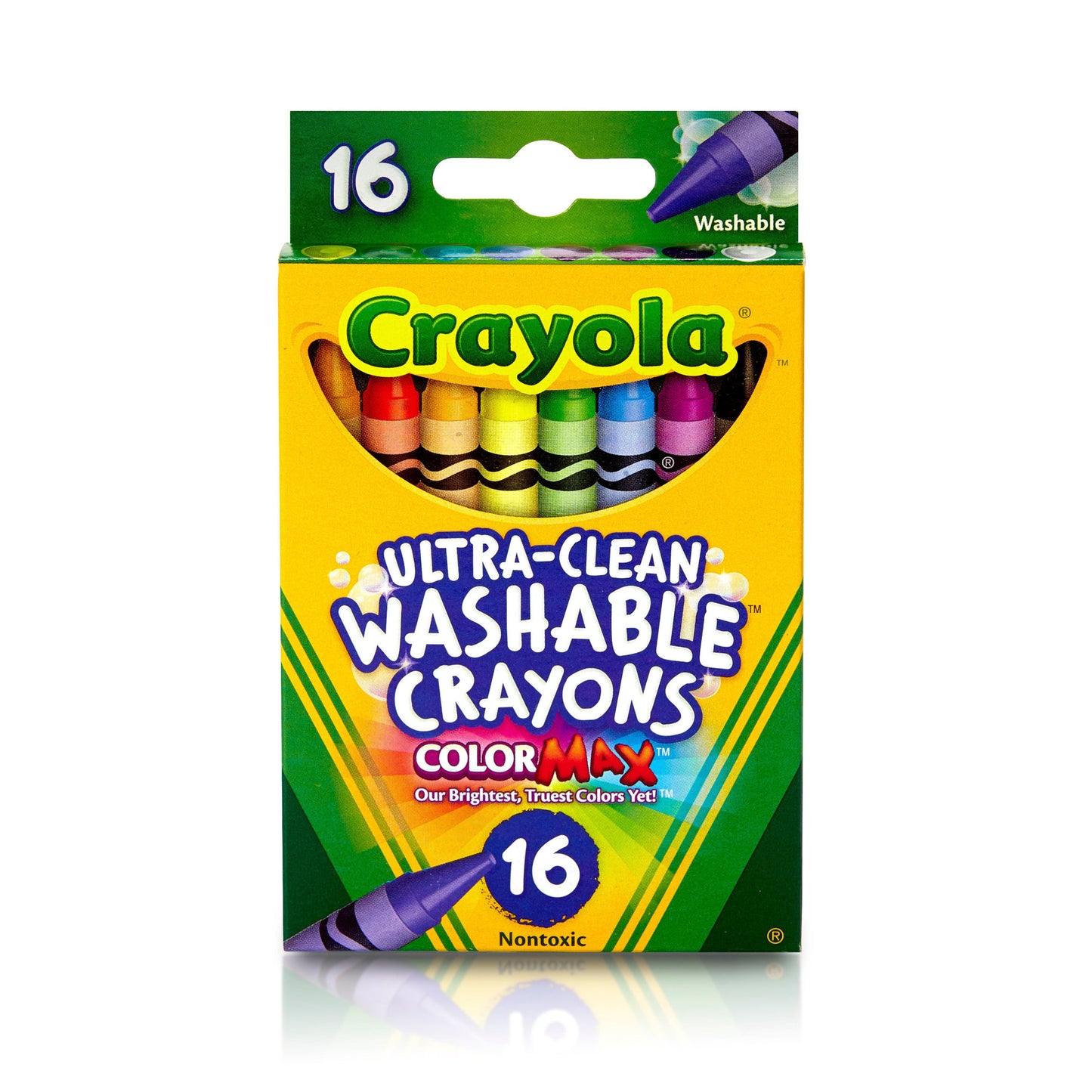 Crayola Crayon 16 Count Washable; 16 Count; 9 Per Box; 4 Per Case - High Mart Wholesale