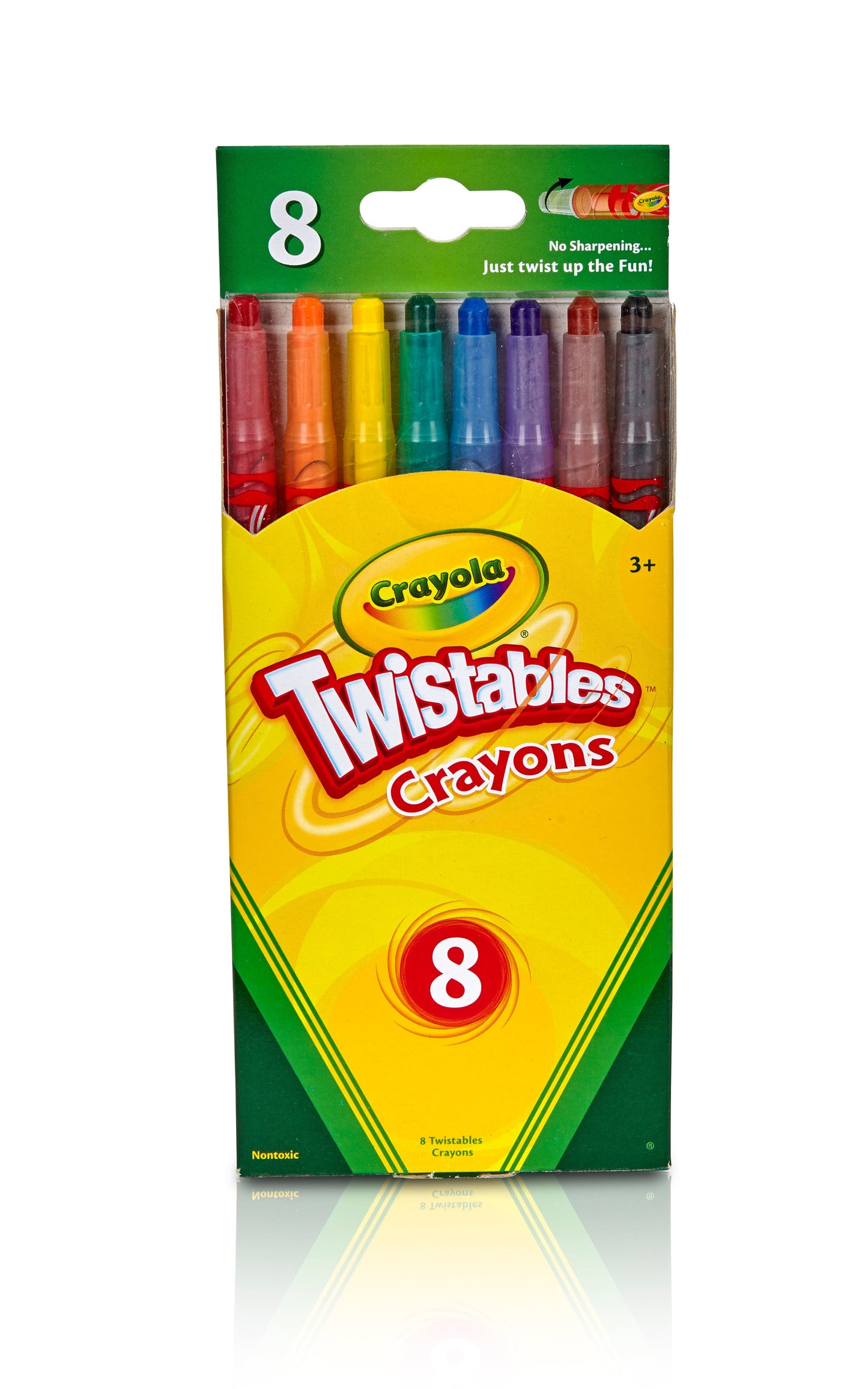 Crayola Crayon 8 Count Twistables; 8 Count; 6 Per Box; 4 Per Case - High Mart Wholesale