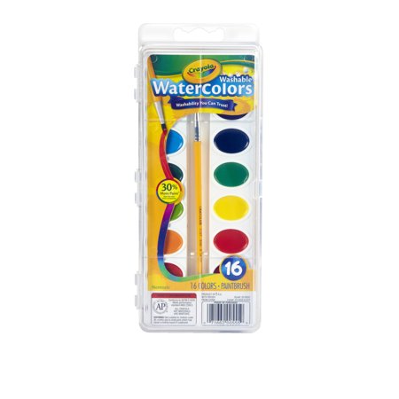 Crayola Watercolors Washable 16-Cut; 16 Count; 6 Per Box; 2 Per Case - High Mart Wholesale