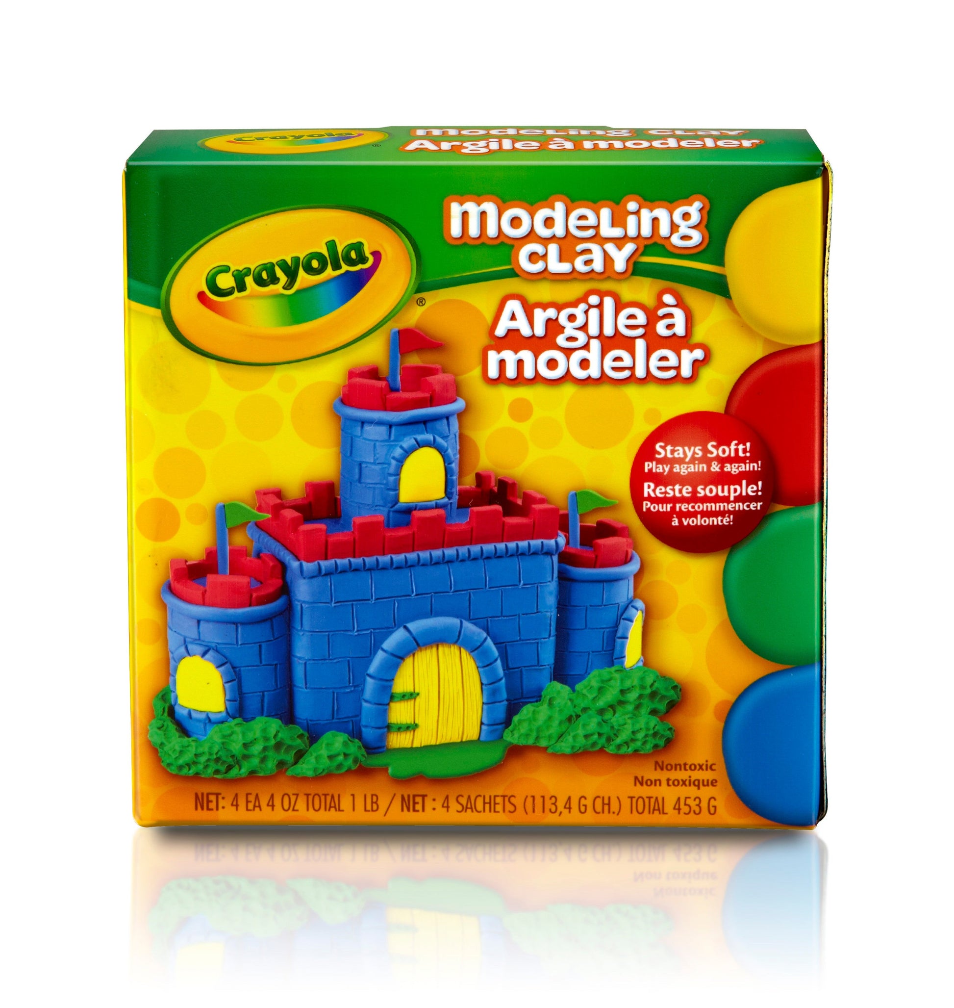 Crayola Clay Modeling .25Lb; 4 Each; 12 Per Case - High Mart Wholesale