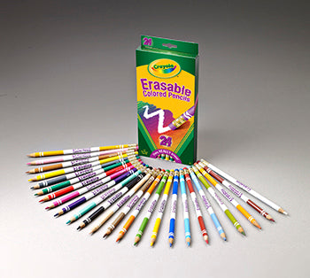 Crayola Colored Pencil 24 Count Erasable; 24 Each; 6 Per Box; 4 Per Case - High Mart Wholesale