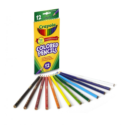 Crayola Pencil Colored 24 Count Long; 24 Each; 6 Per Box; 6 Per Case - High Mart Wholesale