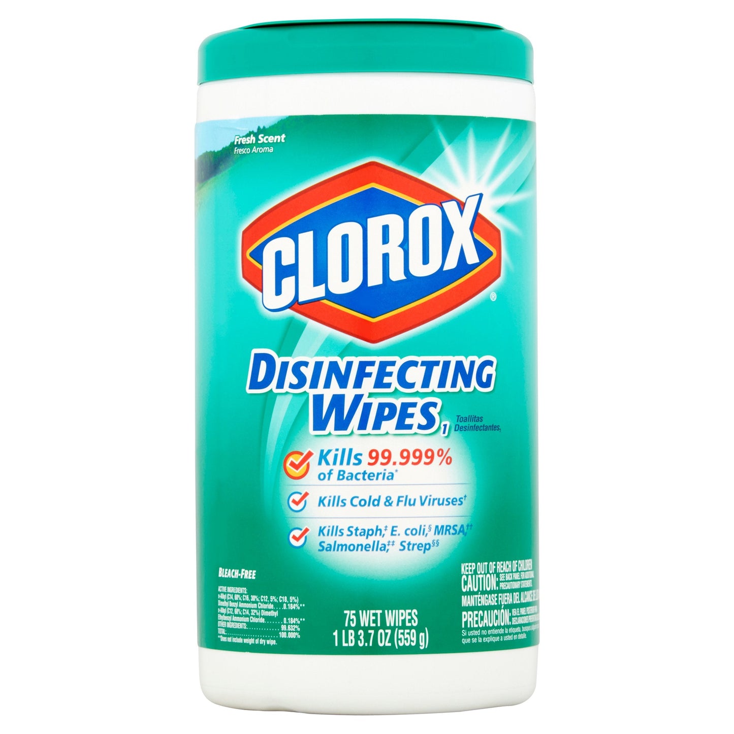 Clorox Wipes Disinfectant Fresh Scent; 75 Count; 6 Per Case - High Mart Wholesale