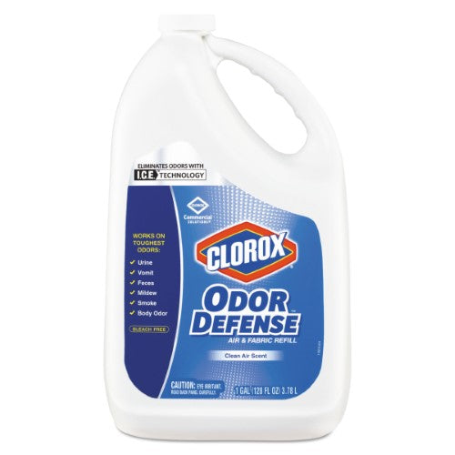 Cloroxpro Odor Defense Commercial Solutions Air & Fabric Spray Refill; 128 Fluid Ounces; 4 Per Case - High Mart Wholesale