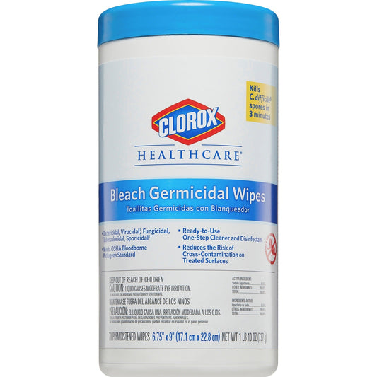 Clorox Healthcare Drmcd Wipes Commercial Solutions; 70 Count; 6 Per Case - High Mart Wholesale
