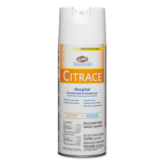 Clorox Healthcare Hospital Grade Germicide Aerosol; 14 Fluid Ounces; 12 Per Case - High Mart Wholesale
