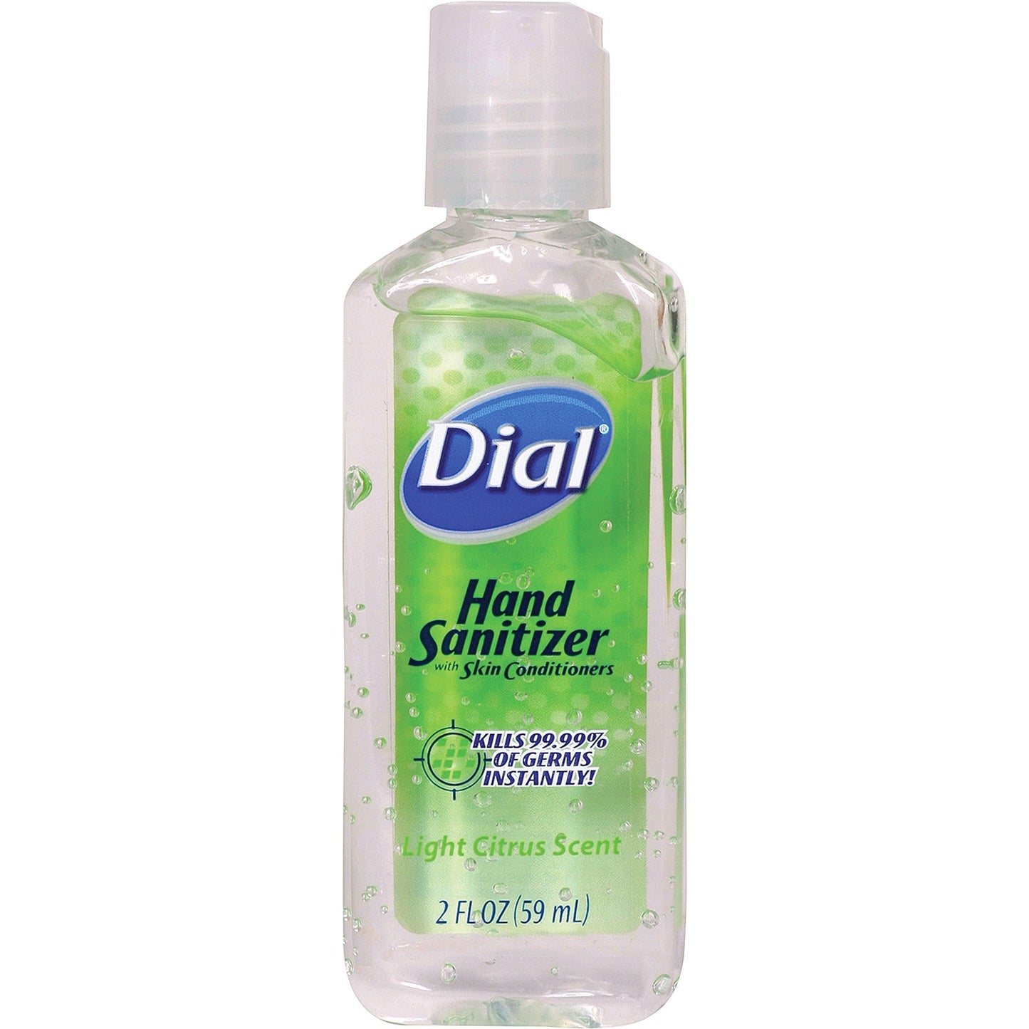 Dial Instant Hand Sanitizer Light Citrus Scent Two Ounce; 2 Fluid Ounces; 24 Per Case