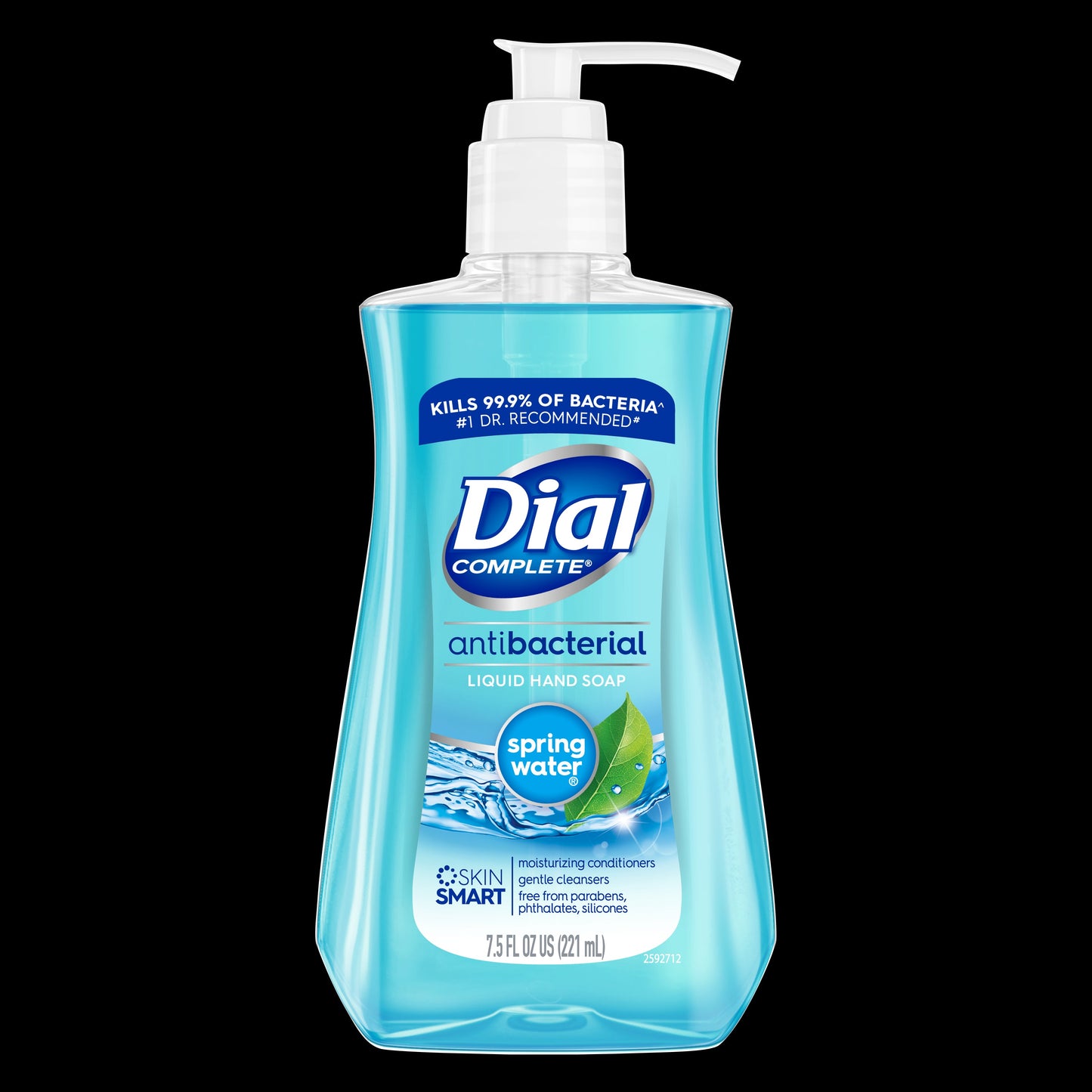 Dial Liquid Hand Soap Spring Water; 7.5 Fluid Ounces; 12 Per Case