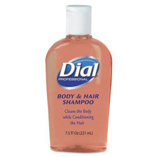 Dial Hair And Body Wash Flip Cap Bottle; 1 Fluid Ounces; 24 Per Case