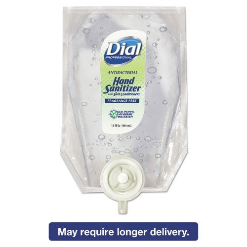 Dial Eco-Smart Hand Sanitizer Gel Pouch Refill; 15 Fluid Ounces; 6 Per Case