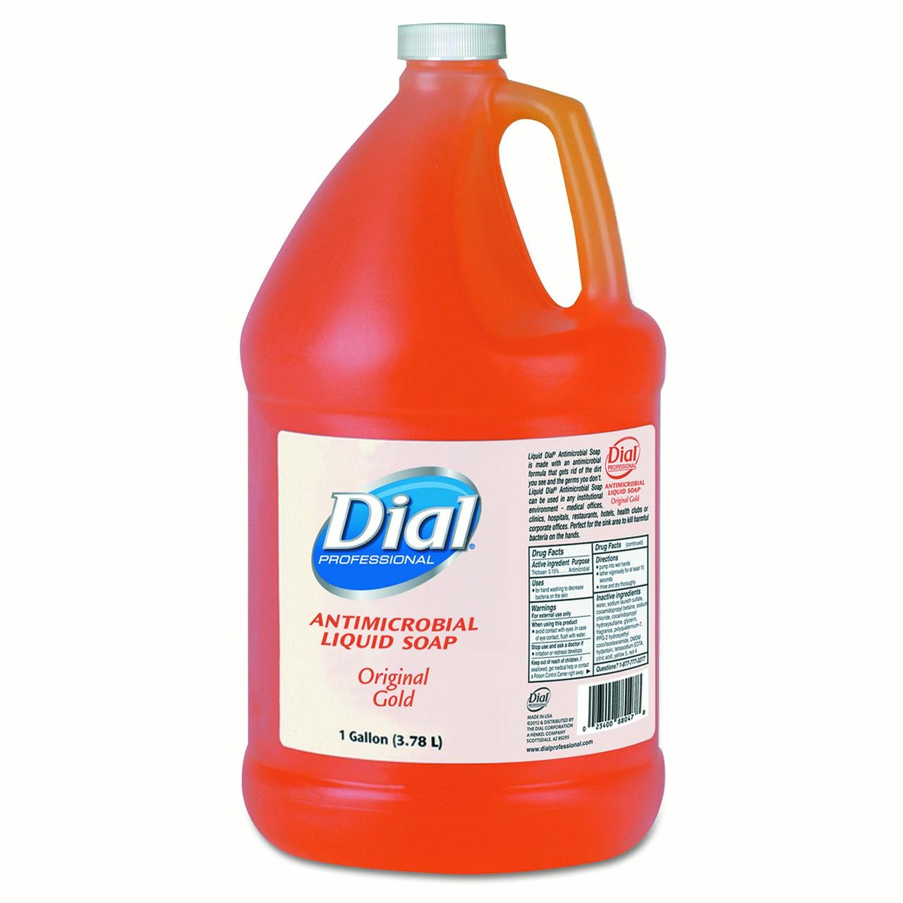 Dial Gold Antimicrobial Liquid Hand Soap; 128 Fluid Ounces; 4 Per Case