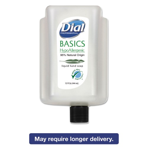 Dial Eco-Smart Basics Liquid Hand Soap Refill; 15 Fluid Ounces; 6 Per Case