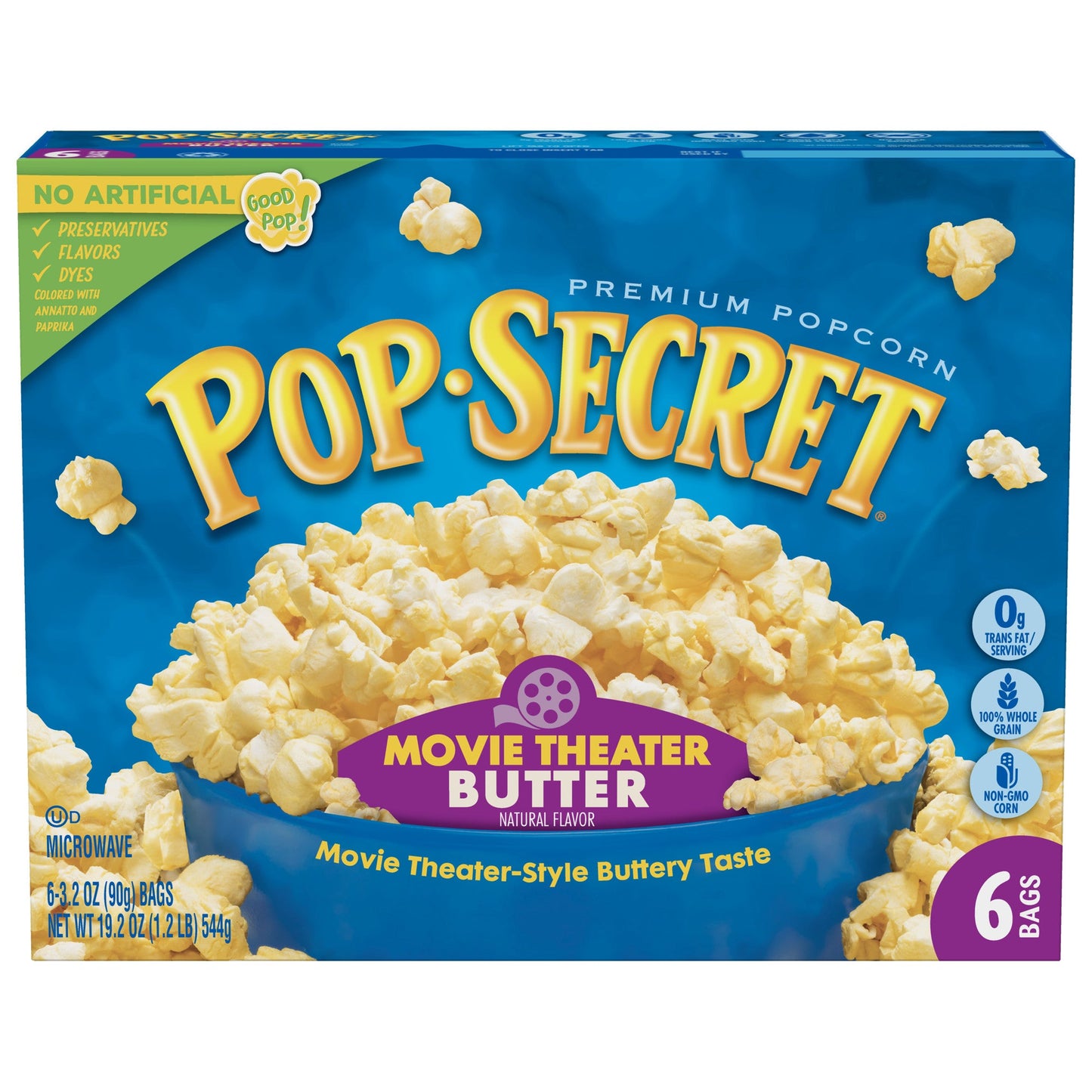 Pop Secret Pop Secret Movie Theater Butter; 19.2 Ounces; 6 Per Case