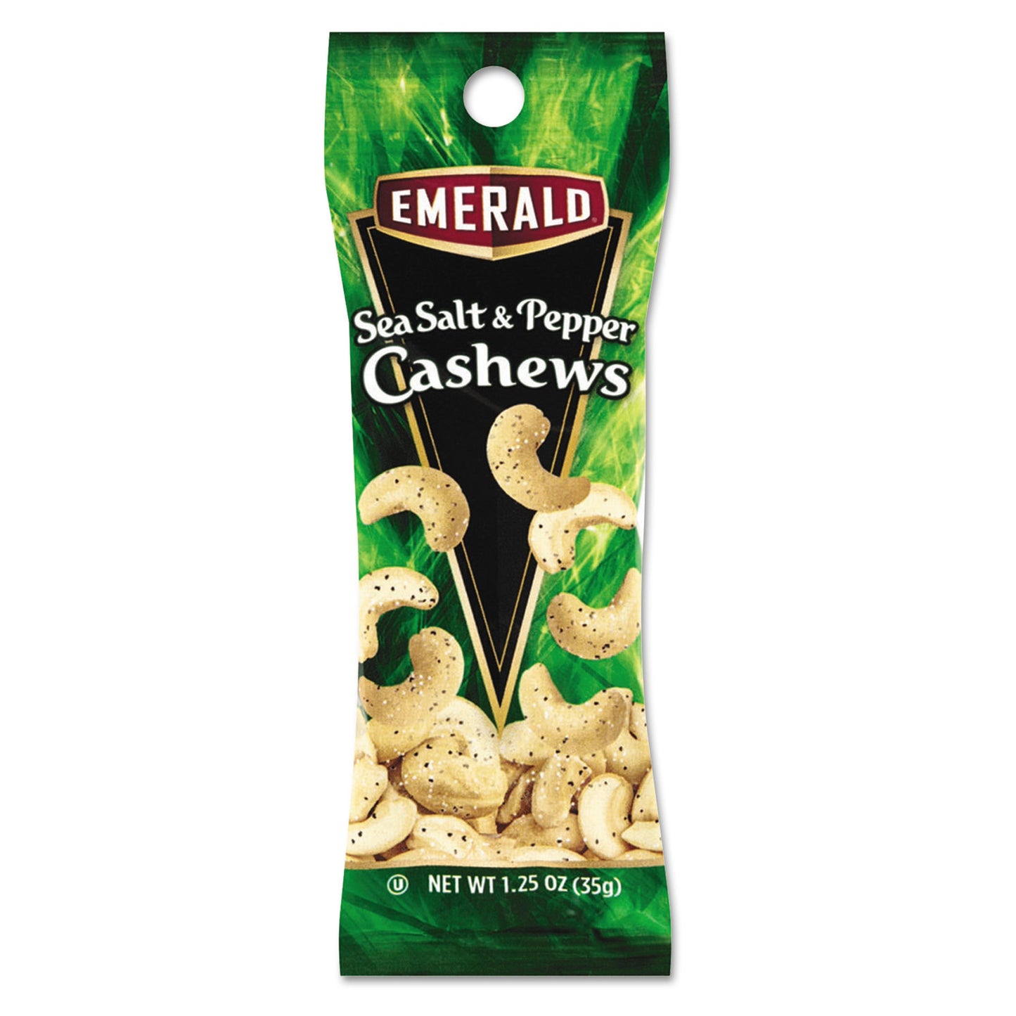 Emerald Cashews Salt & Pepper; 1.25 Ounces; 12 Per Box; 3 Per Case