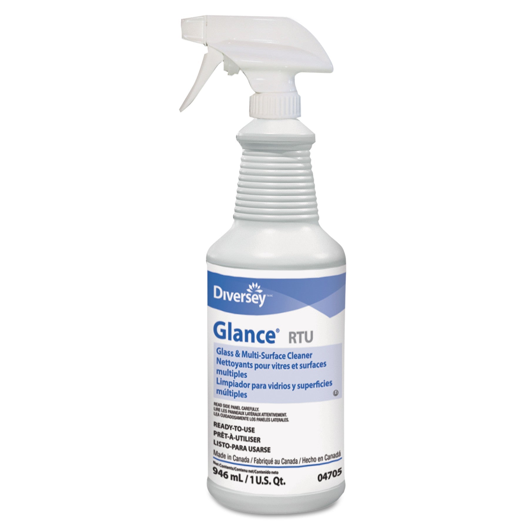 Glance Rtu Glass & Mist Cleaner; 1 Each; 1 Per Case - High Mart Wholesale