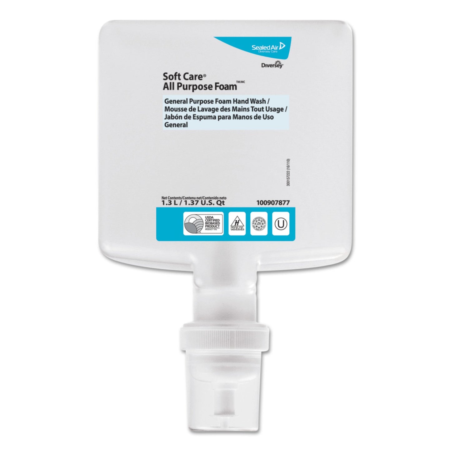 Soft Care All Purpose Foam; 1.3 Liter; 6 Per Case - High Mart Wholesale