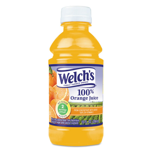 Welch's 100% Orange Juice; 10 Fluid Ounce; 24 Per Case - High Mart Wholesale