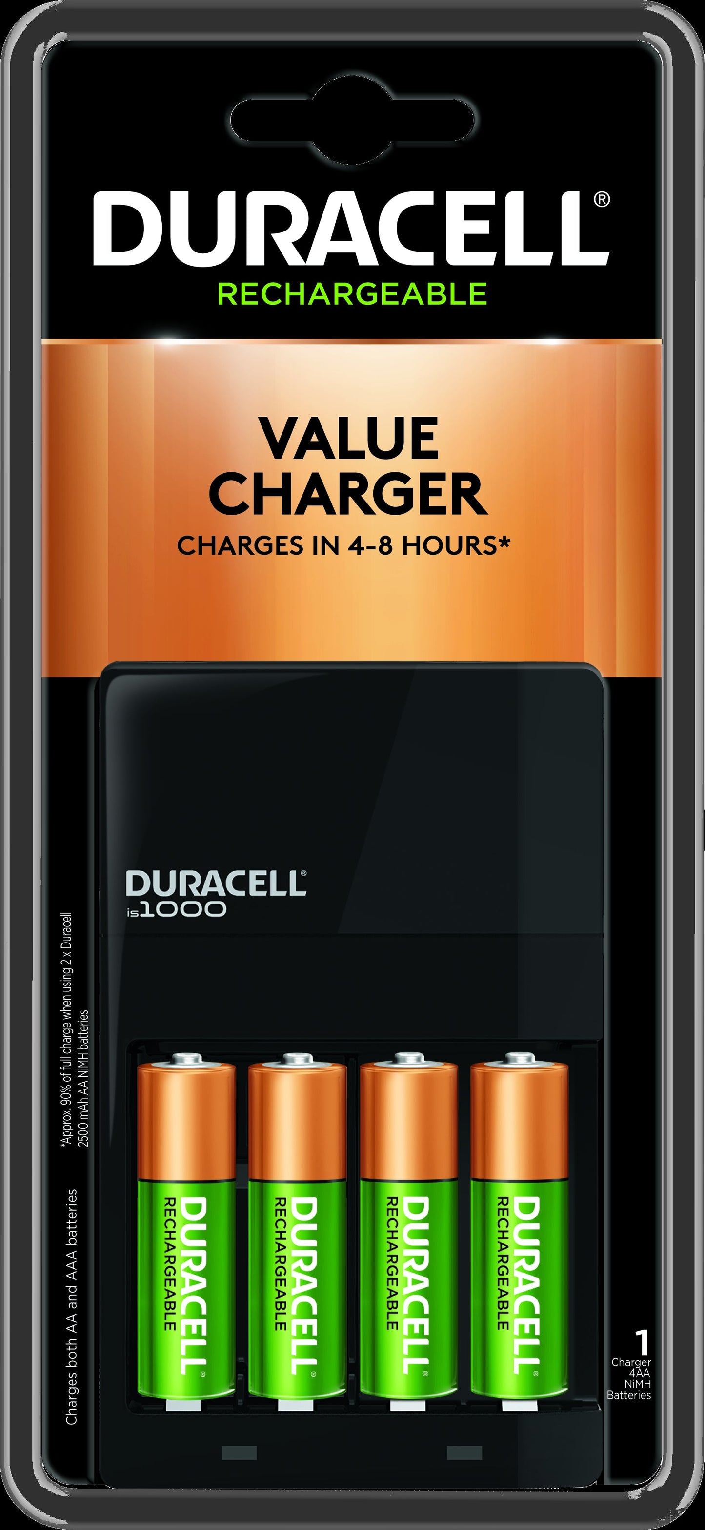 Duracell Rechargeable Nickel Metal Hydride Rechargeable Battery; 1 Count; 4 Per Case - High Mart Wholesale