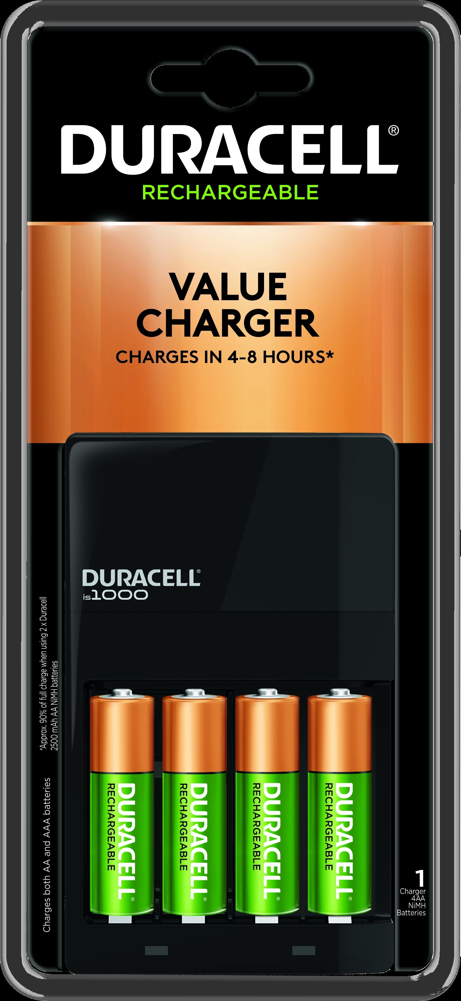 Duracell Rechargeable Nickel Metal Hydride Rechargeable Battery; 1 Count; 4 Per Case - High Mart Wholesale