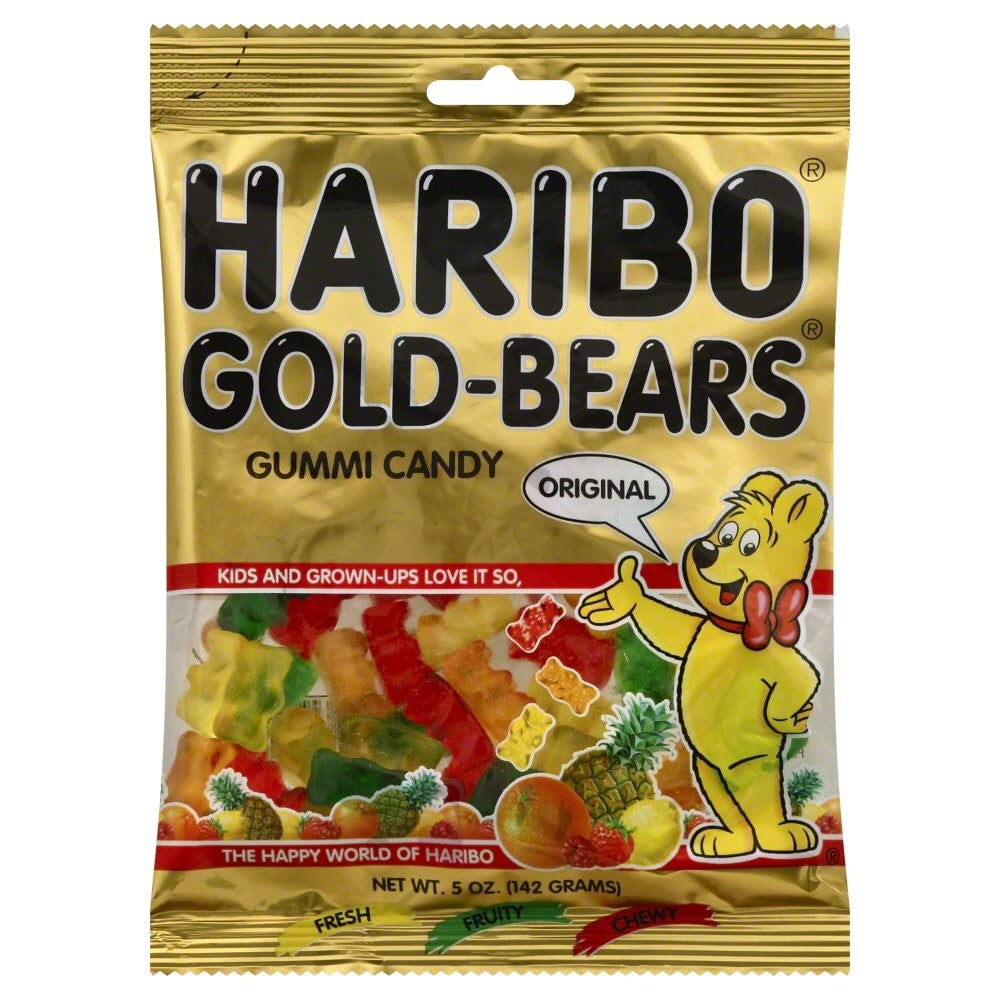 Haribo Gold-Bears Gummi Candy; 5 Ounce; 12 Per Case