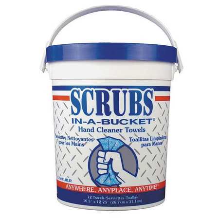 Scrubs Scrub Hand Cleaner Towel; 72 Count; 6 Per Case - High Mart Wholesale