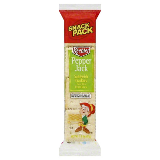 Kellogg's Keebler Pepper Jack Snack Sandwich Crackers; 1.8 Ounces; 12 Per Box; 12 Per Case