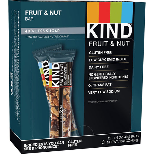 Kind Healthy Snacks Bar Fruit & Nut Delight Bar 1.4 Ounce Bar - 12 Per Pack - 6 Packs Per Case; 1.4 Ounce; 12 Per Box; 6 Per Case - High Mart Wholesale