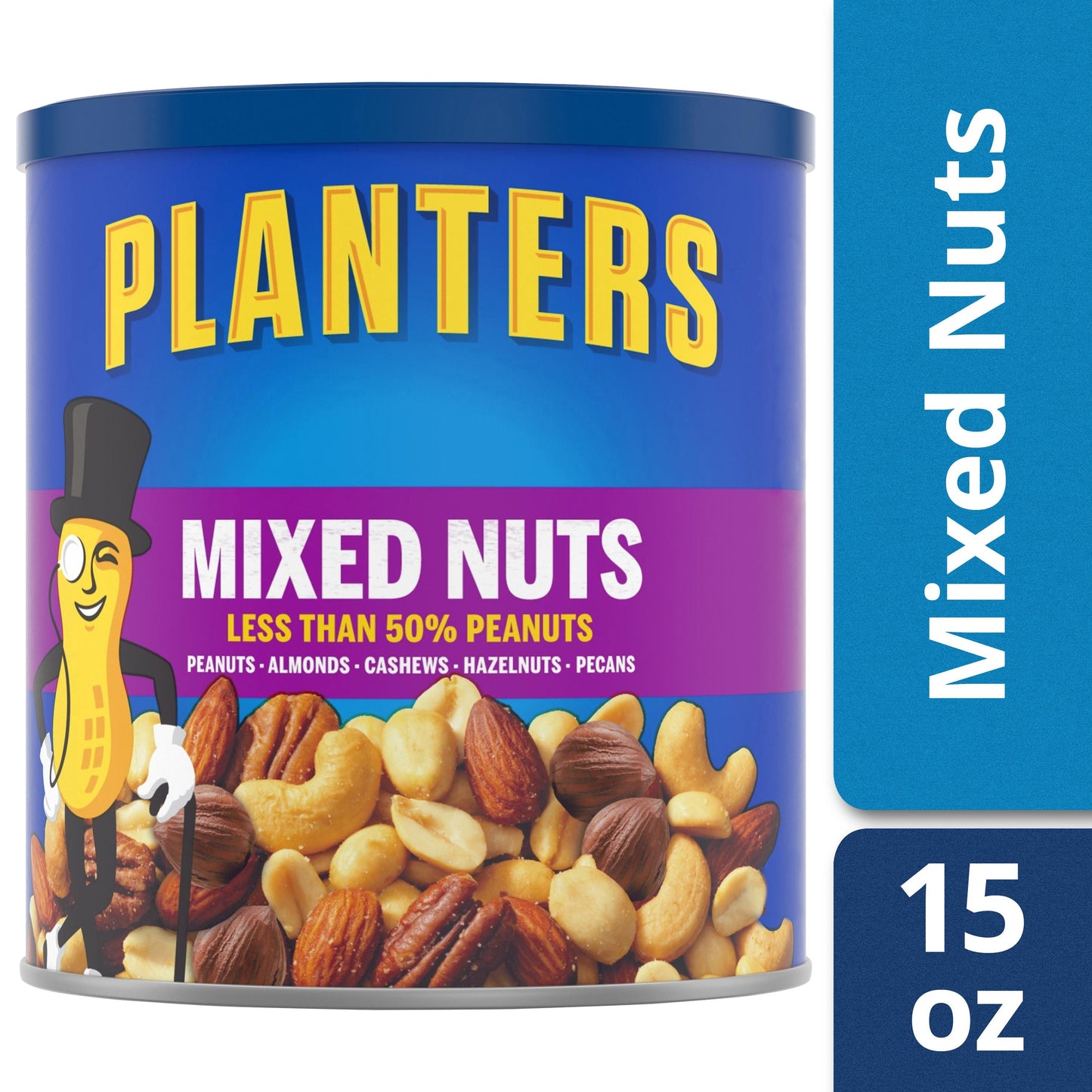 Planters Nut Mixed; 15 Ounce; 12 Per Case