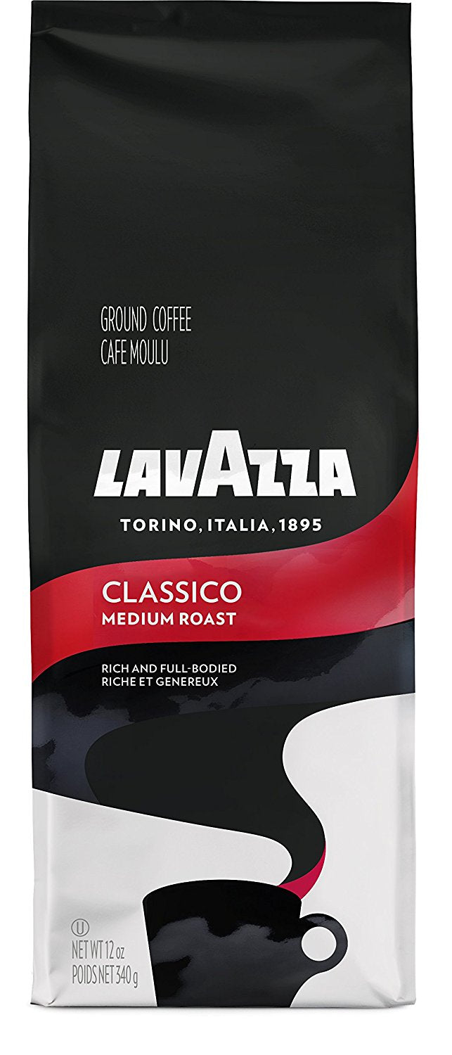 Lavazza Coffee Ground Classico; 12 Ounces; 6 Per Case - High Mart Wholesale