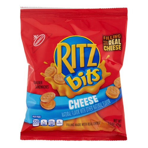 Ritz Cracker Bits Cheese; 1.5 Ounce; 60 Per Case