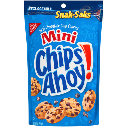 Chips Ahoy Cookie Chips Ahoy Mini Snack; 8 Ounces; 12 Per Case - High Mart Wholesale