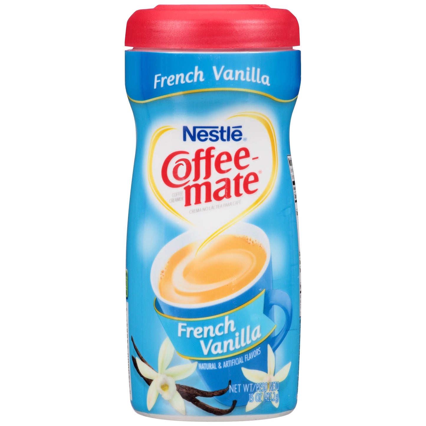 Coffee Mate French Vanilla Powder Creamer; 15 Ounces; 12 Per Case - High Mart Wholesale