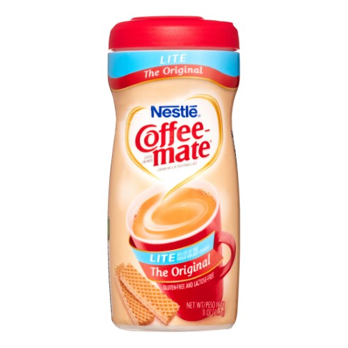 Coffee-Mate Gluten Free Lactose Free The Original Lite Powder Creamer; 11 Ounces; 12 Per Case - High Mart Wholesale