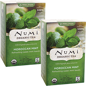 Numi Moroccan Mint Herbal Tea; 18 Each; 6 Per Case - High Mart Wholesale