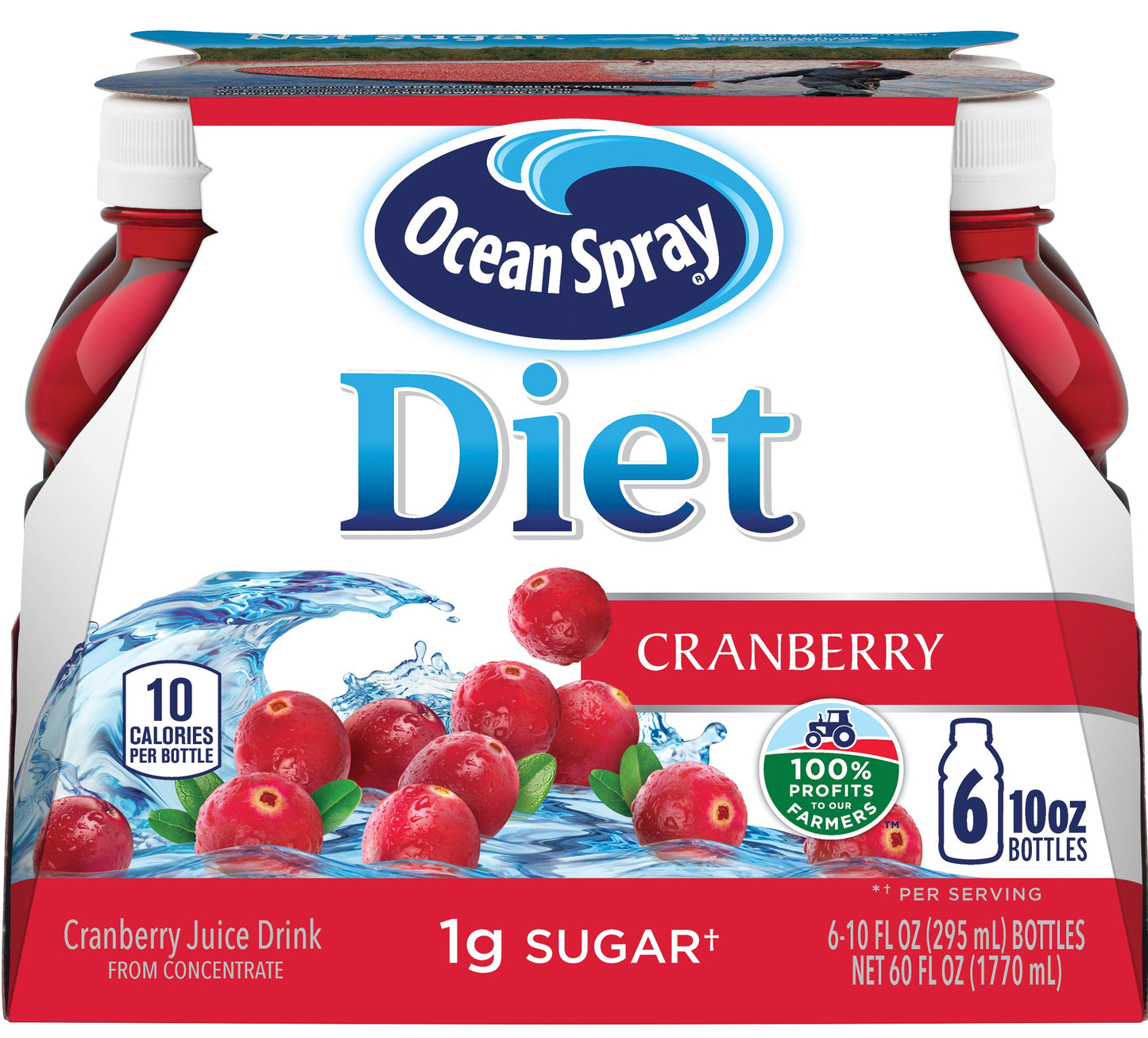 Ocean Spray Diet Cranberry; 60 Fluid Ounces; 4 Per Case