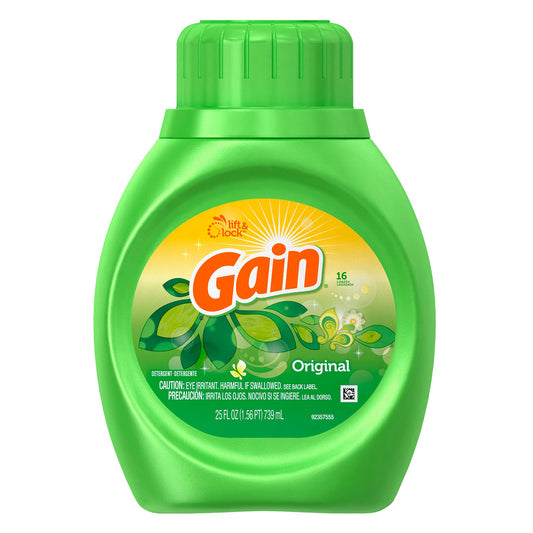 Gain Double Strength Liquid Laundry Detergent; 739 Milliliter; 6 Per Case