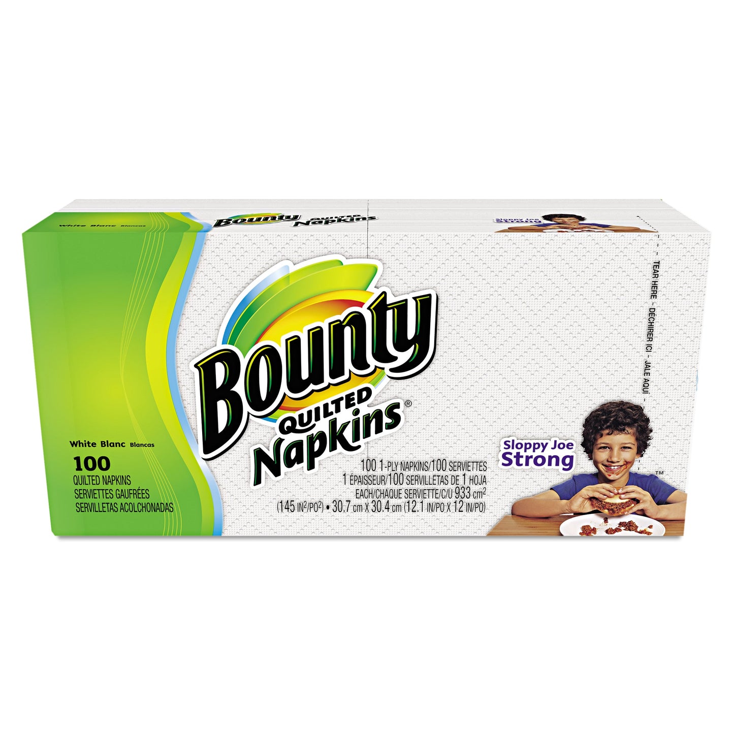 Bounty Paper Bounty Napkins 100 Count; 145 Inches; 1 Per Box; 20 Per Case