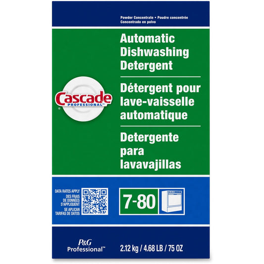 Cascade Professional Auto Dish Detergent Concentrate Powder; 75 Ounce; 7 Per Case
