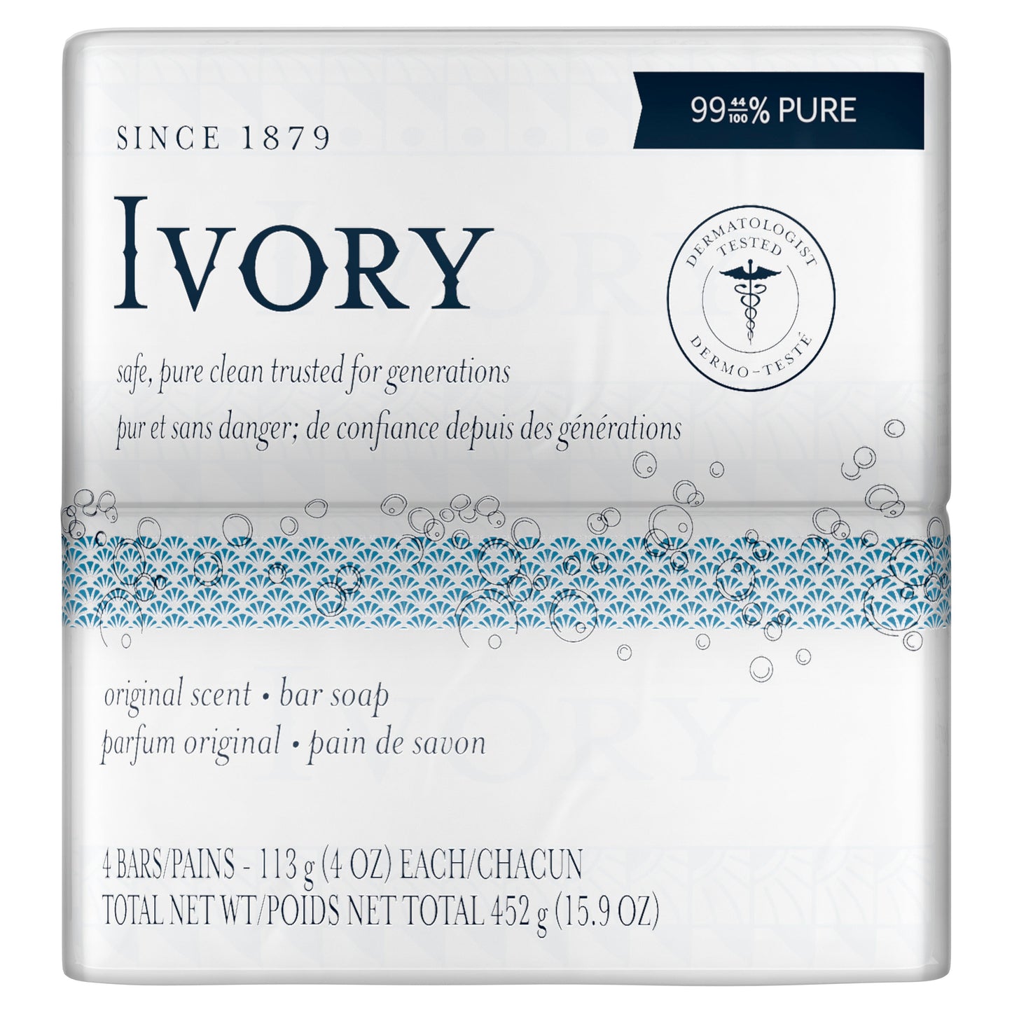 Ivory Simply Bath Bar; 15.9 Ounces; 18 Per Case