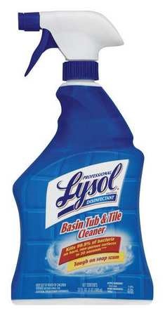 Lysol Basin Tub & Tile Cleaner; 32 Fluid Ounces; 12 Per Case