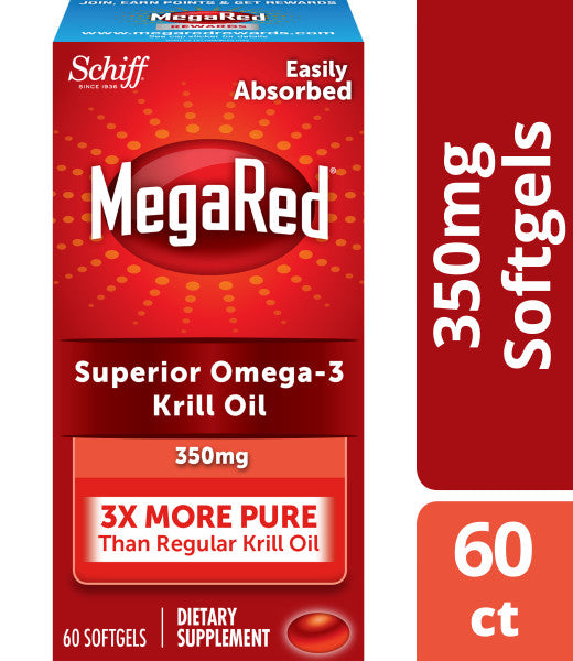 Megared Omega 3 Krill Oil; 60 Each; 1 Per Box; 12 Per Case