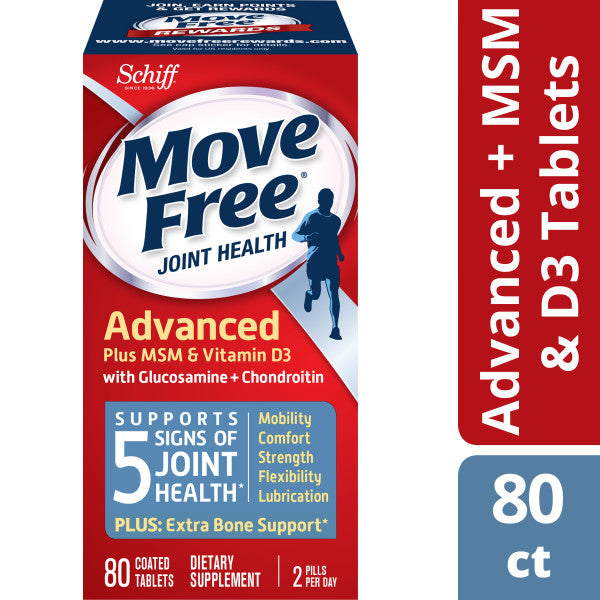 Move Free Advanced Plus Violet Deep; 80 Each; 3 Per Box; 4 Per Case