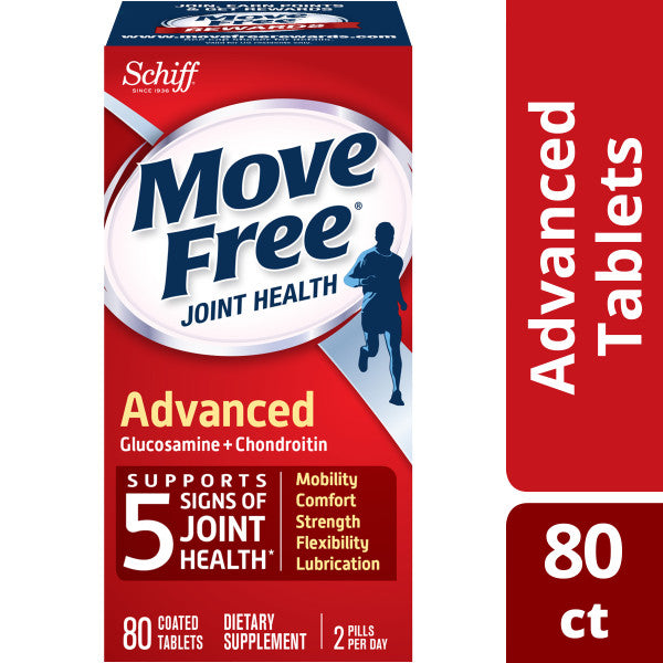 Move Free Advanced Joint Health Tablets; 80 Each; 3 Per Box; 4 Per Case