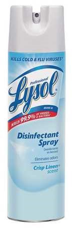 Lysol Disinfectant Spray Crisp Linen; 19 Ounces; 12 Per Case