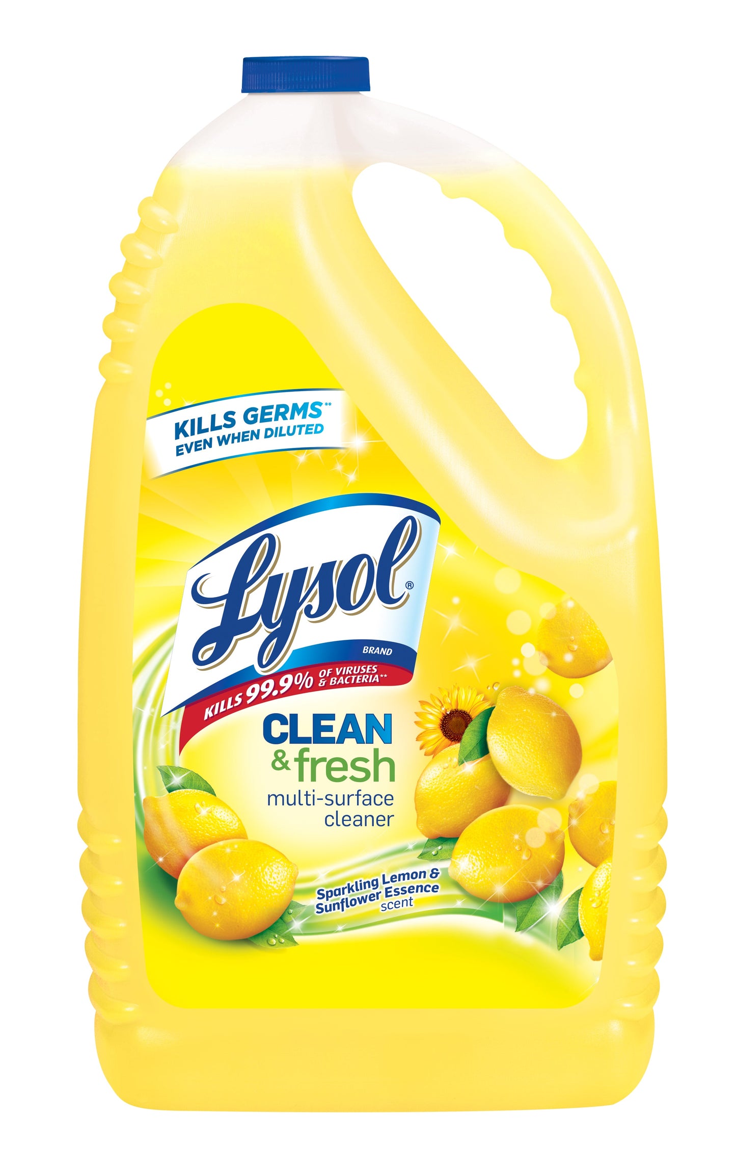 Lysol/Lizol All Purpose Cleaner Pourable Lemon Breeze; 144 Fluid Ounces; 4 Per Case