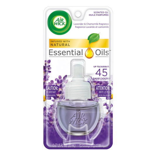 Airwick Scented Oil Lavender & Chamomile 8 Count; 0.67 Fluid Ounces; 8 Per Case - High Mart Wholesale